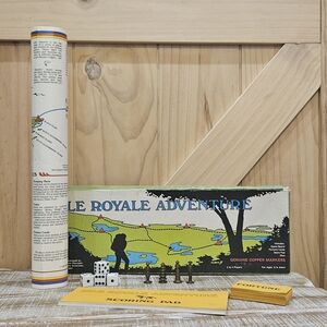 Vintage | Isle Royale Adventure Map Game | Michigan | Complete
